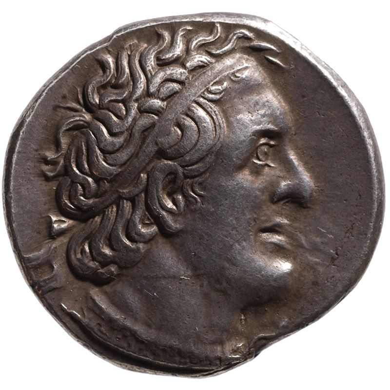 Pentadrachm (Coin) Portraying King Ptolemy I Soter