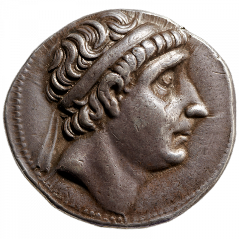 Bust of Antiochus, wearing a diadem