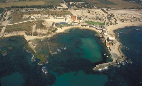 Harbour and Temple Area in Caesarea Maritima